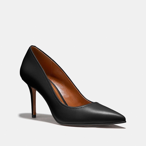 Coach Shoes - Coach Genuine Leather Waverly Pump Black US6